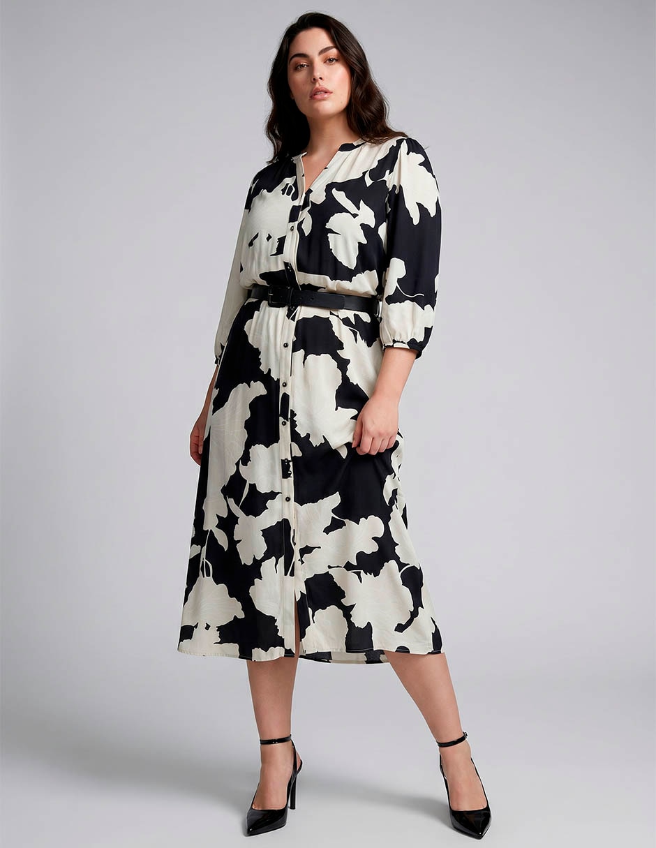 Vestido crop casual Davinchy para mujer