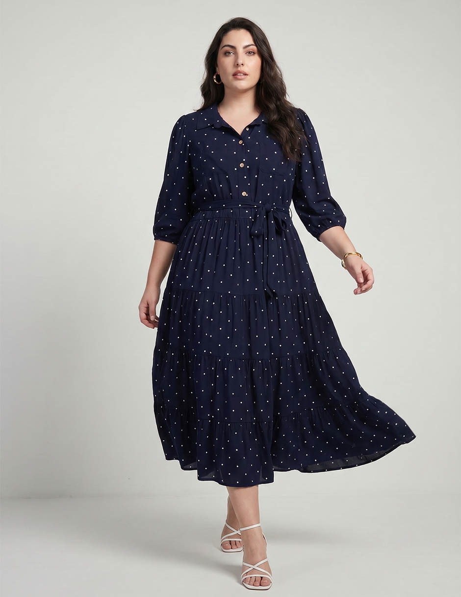Vestido Largo Casual Davinchy Vestido Para Mujer