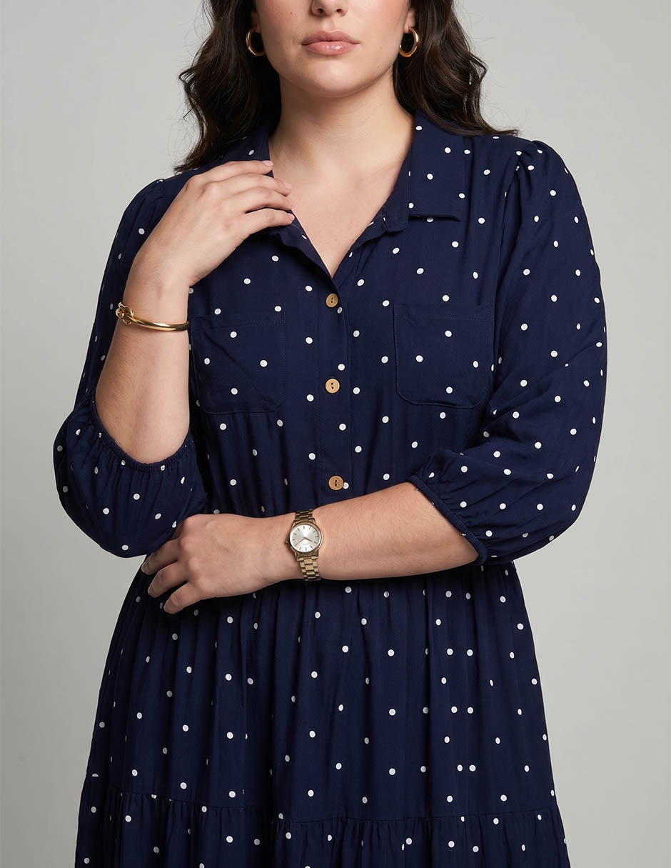 Vestido Largo Casual Davinchy Vestido Para Mujer