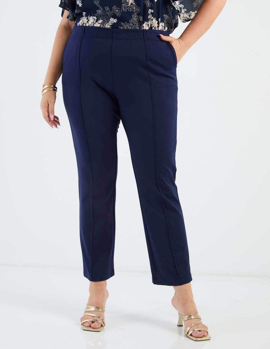 Pantalón de vestir slim para mujer