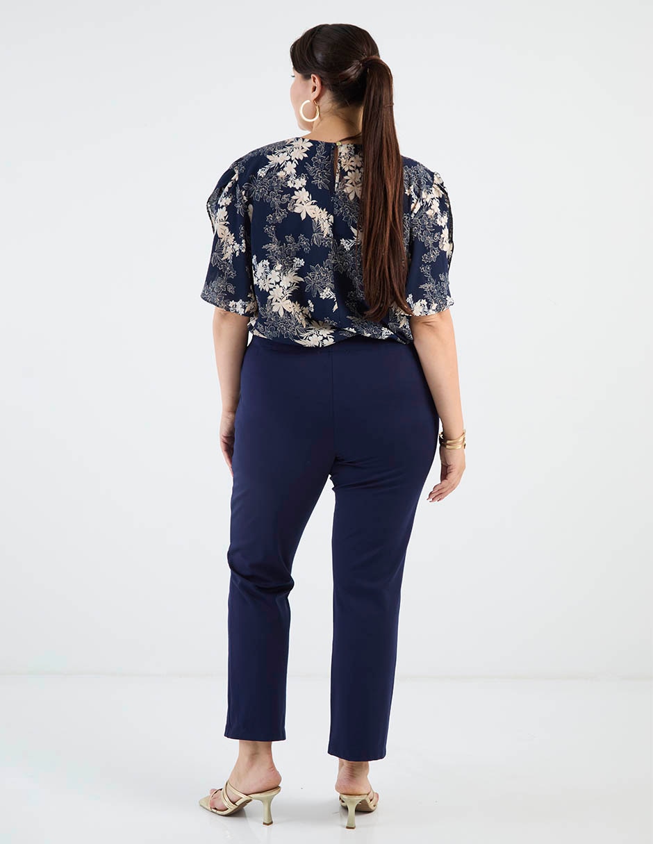Pantalón de vestir Davinchy slim para mujer