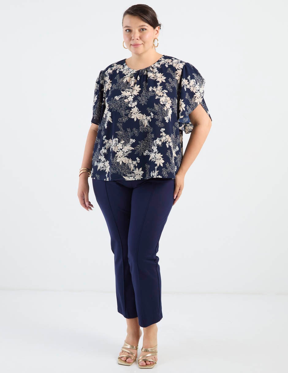 Pantalón de vestir Davinchy slim para mujer