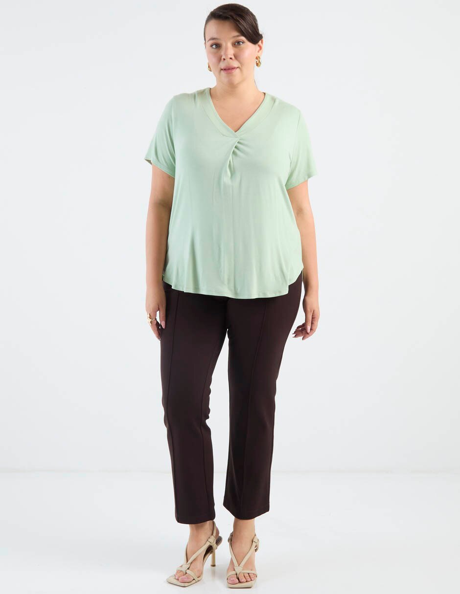 Pantalón de vestir slim para mujer 2