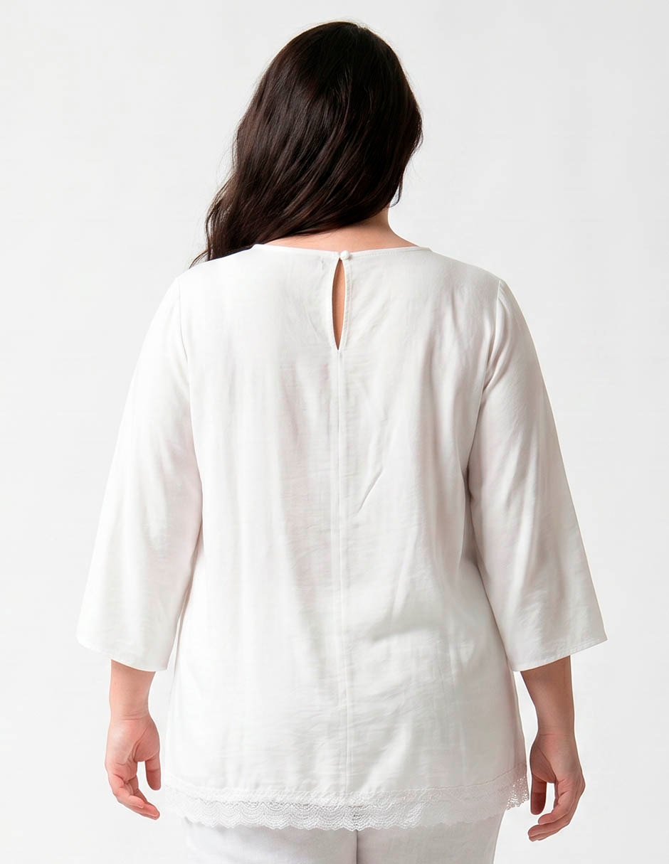 Blusa manga 3/4 para mujer 2