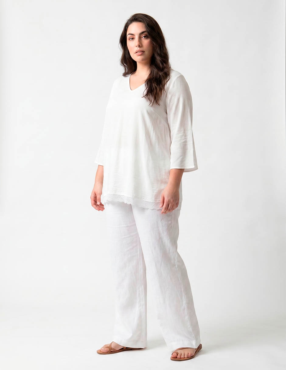 Blusa manga 3/4 para mujer 3