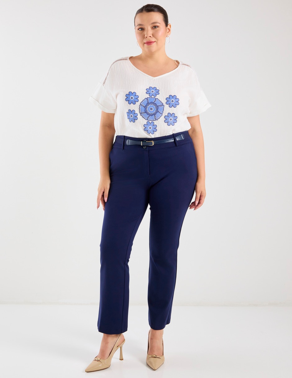 Pantalón davinchy amplio para mujer
