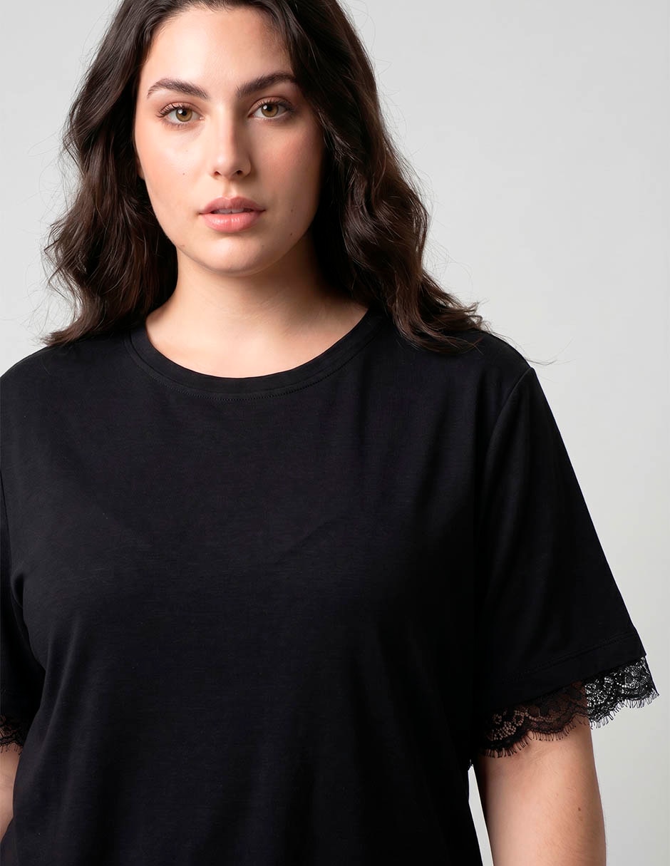 Blusa manga al codo para mujer 3