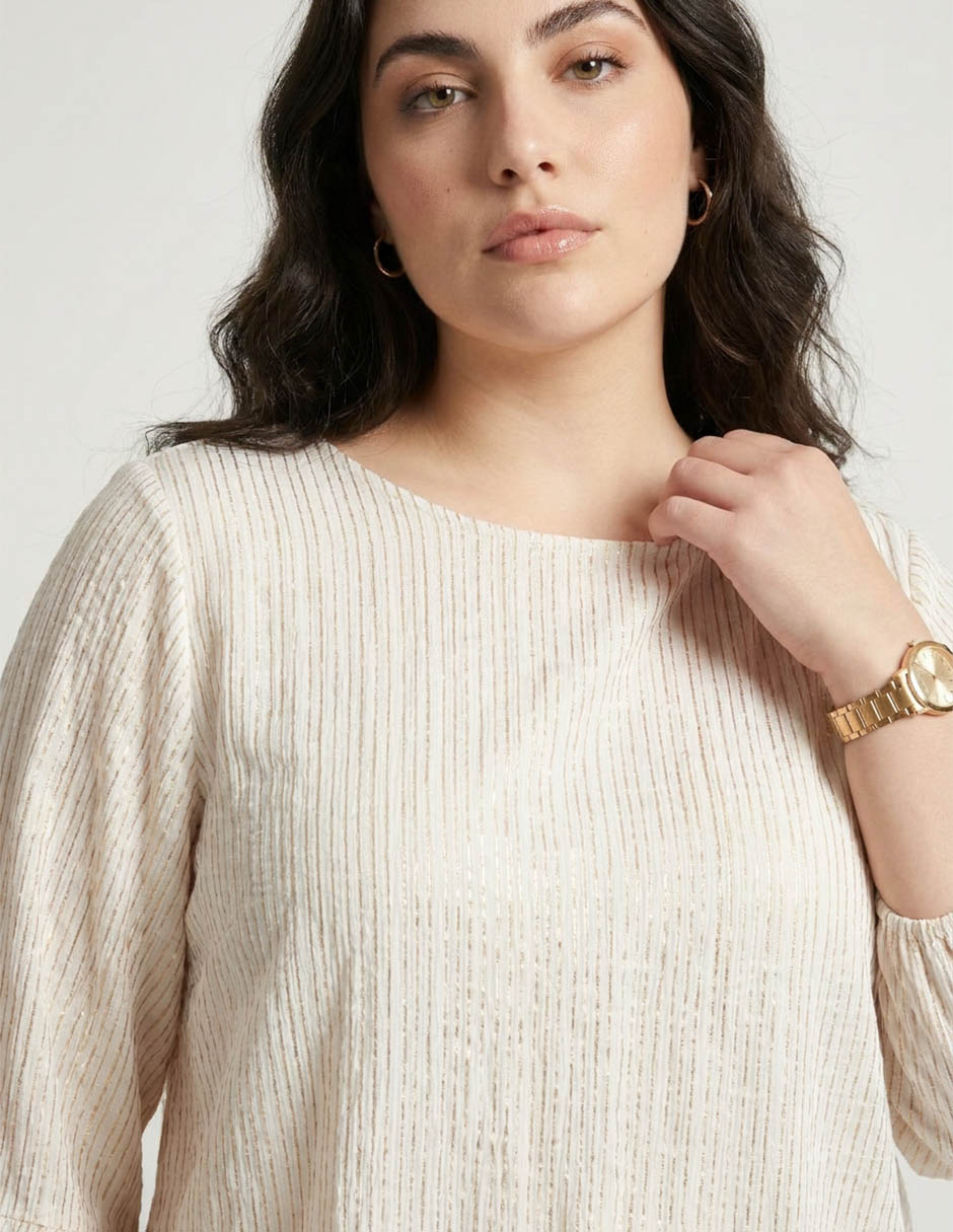 Blusa manga 3/4 para mujer 2