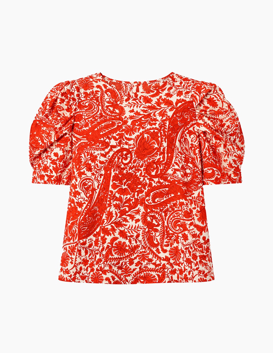 Blusa manga corta para mujer 6