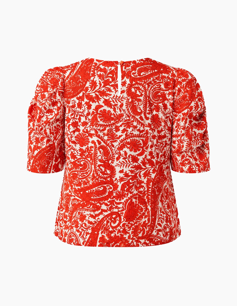 Blusa manga corta para mujer 7