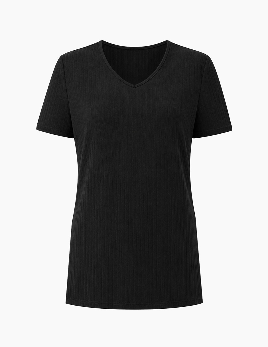 Blusa ivonne plus manga corta para mujer