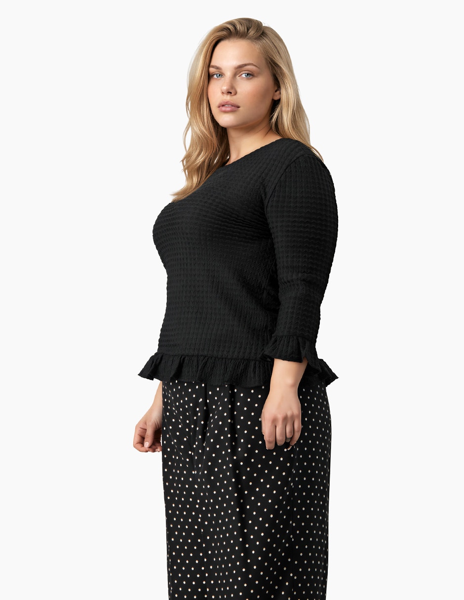 Blusa manga 3/4 para mujer 3