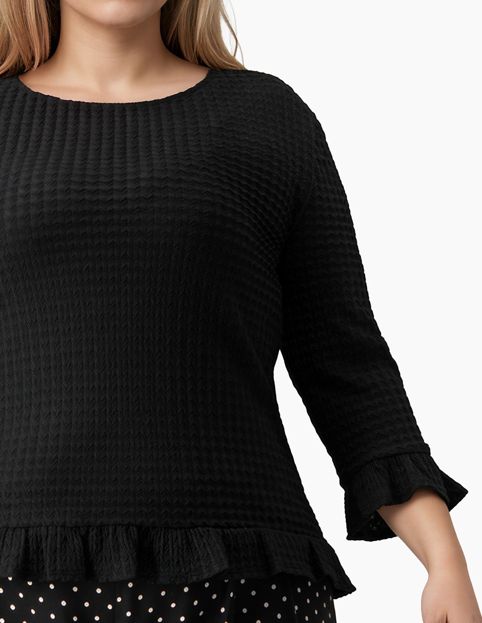 Blusa manga 3/4 para mujer 5