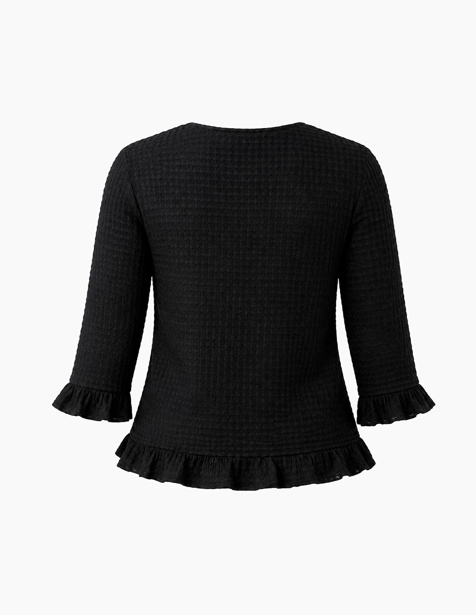 Blusa manga 3/4 para mujer 7