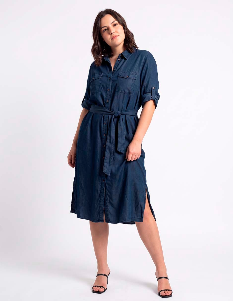 Vestido a la rodilla casual para mujer Vestido a la rodilla casual para mujer