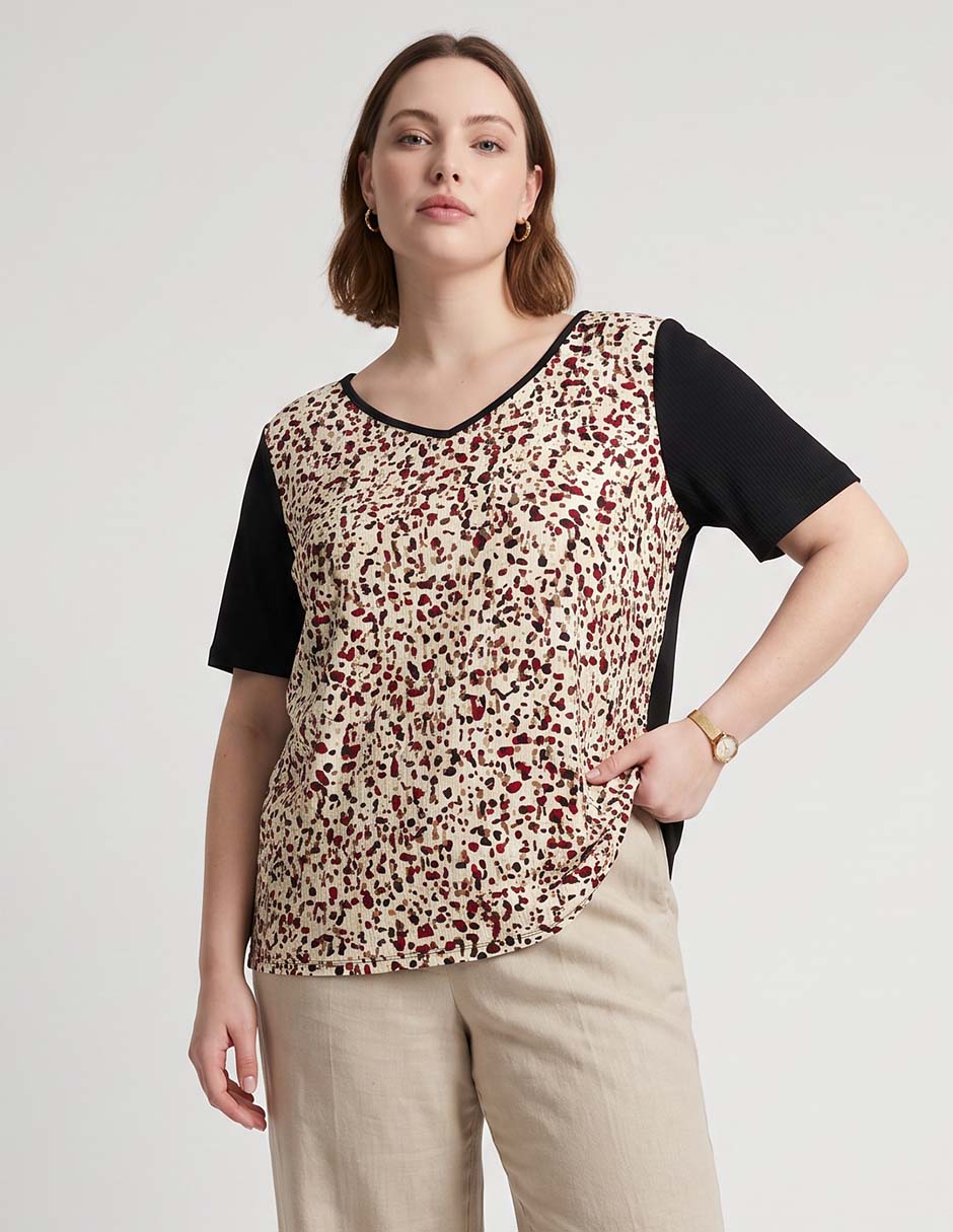 Blusa manga corta para mujer Blusa manga corta para mujer