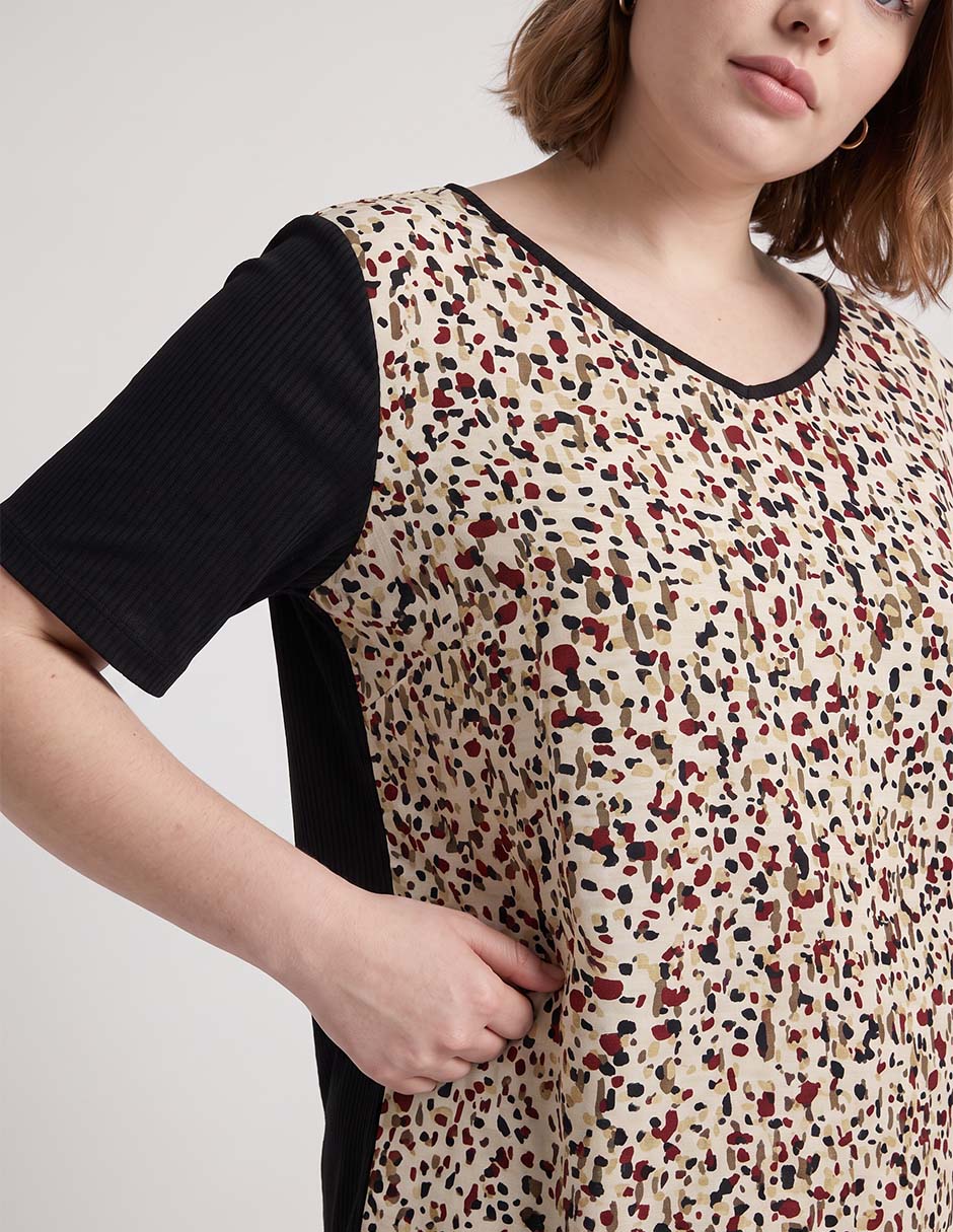 Blusa manga corta para mujer 3