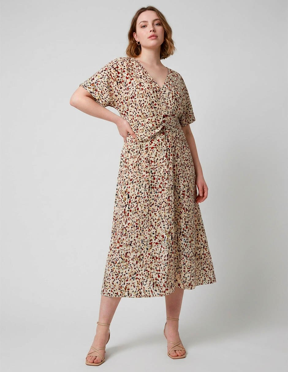 Vestido crop casual lieb plus para mujer