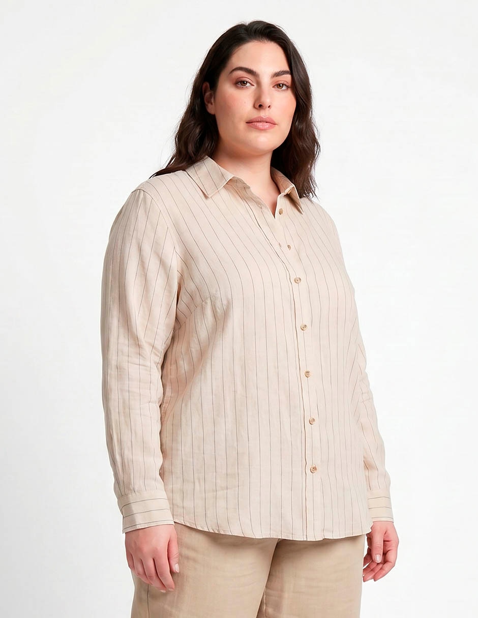 Blusa manga larga para mujer