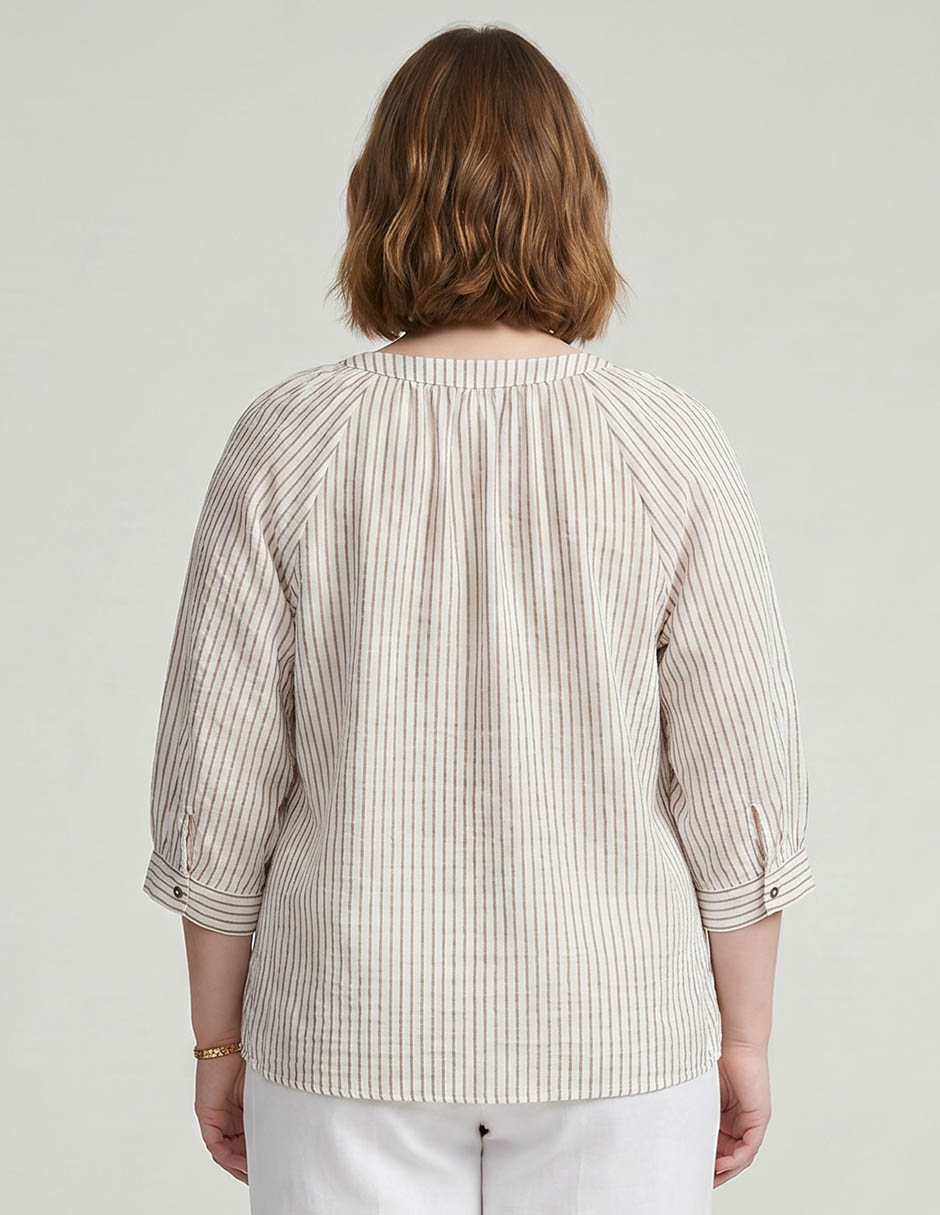 Blusa manga 3/4 para mujer 2