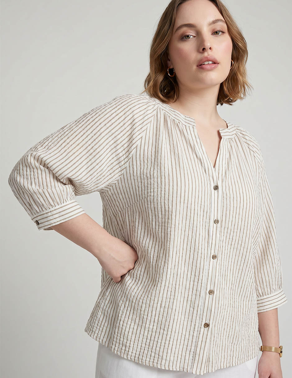 Blusa manga 3/4 para mujer 3