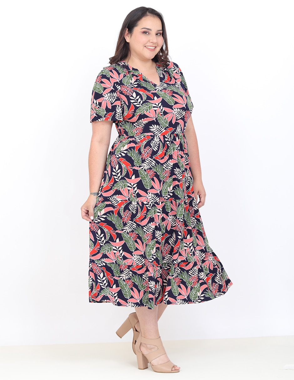 Vestido midi casual grupo cartagena para mujer 5