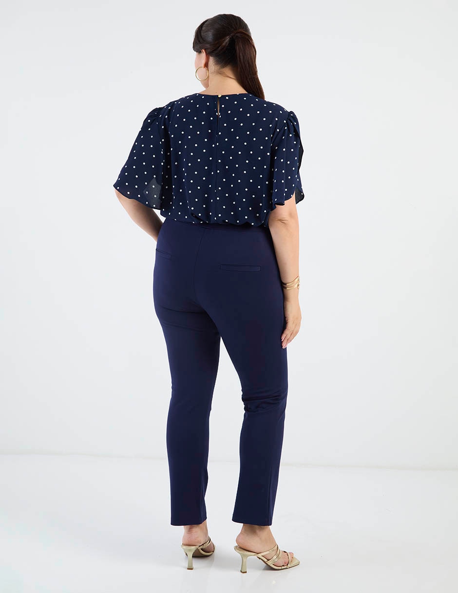 Pantalón chino Davinchy slim para mujer