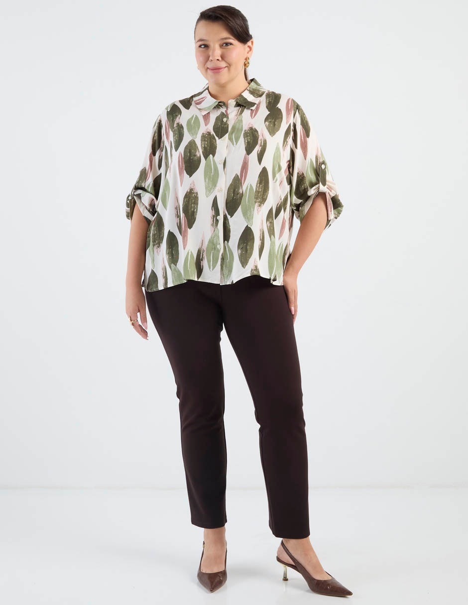 Pantalón chino Davinchy slim para mujer