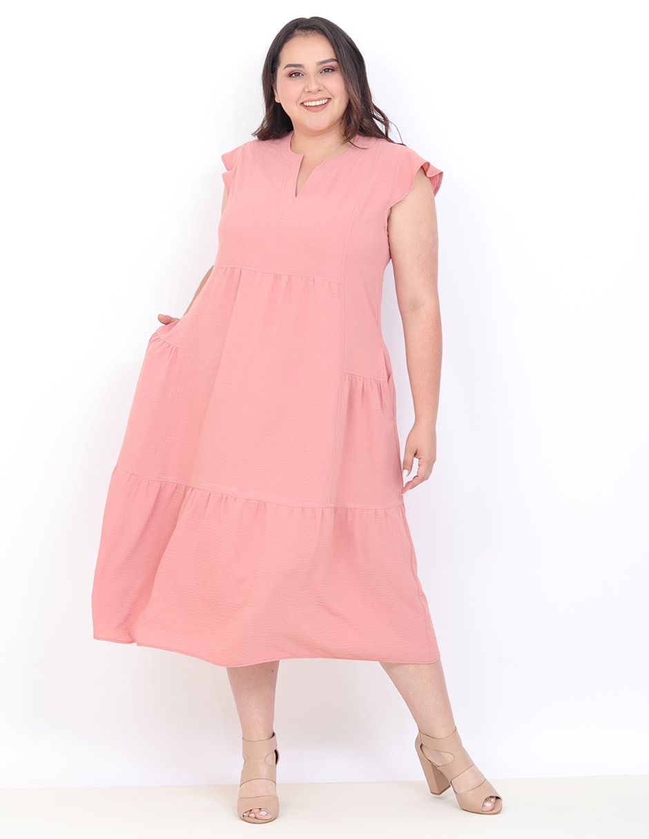 Vestido midi casual grupo cartagena para mujer 2