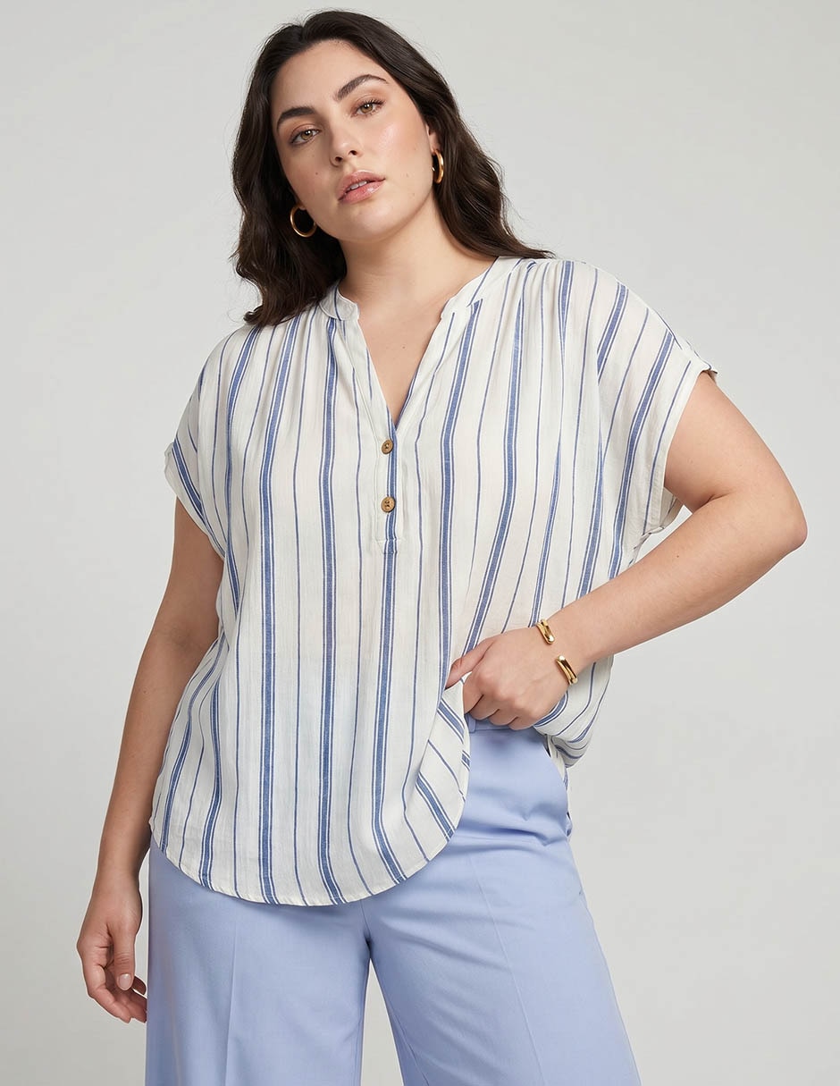 Blusa manga corta para mujer 1