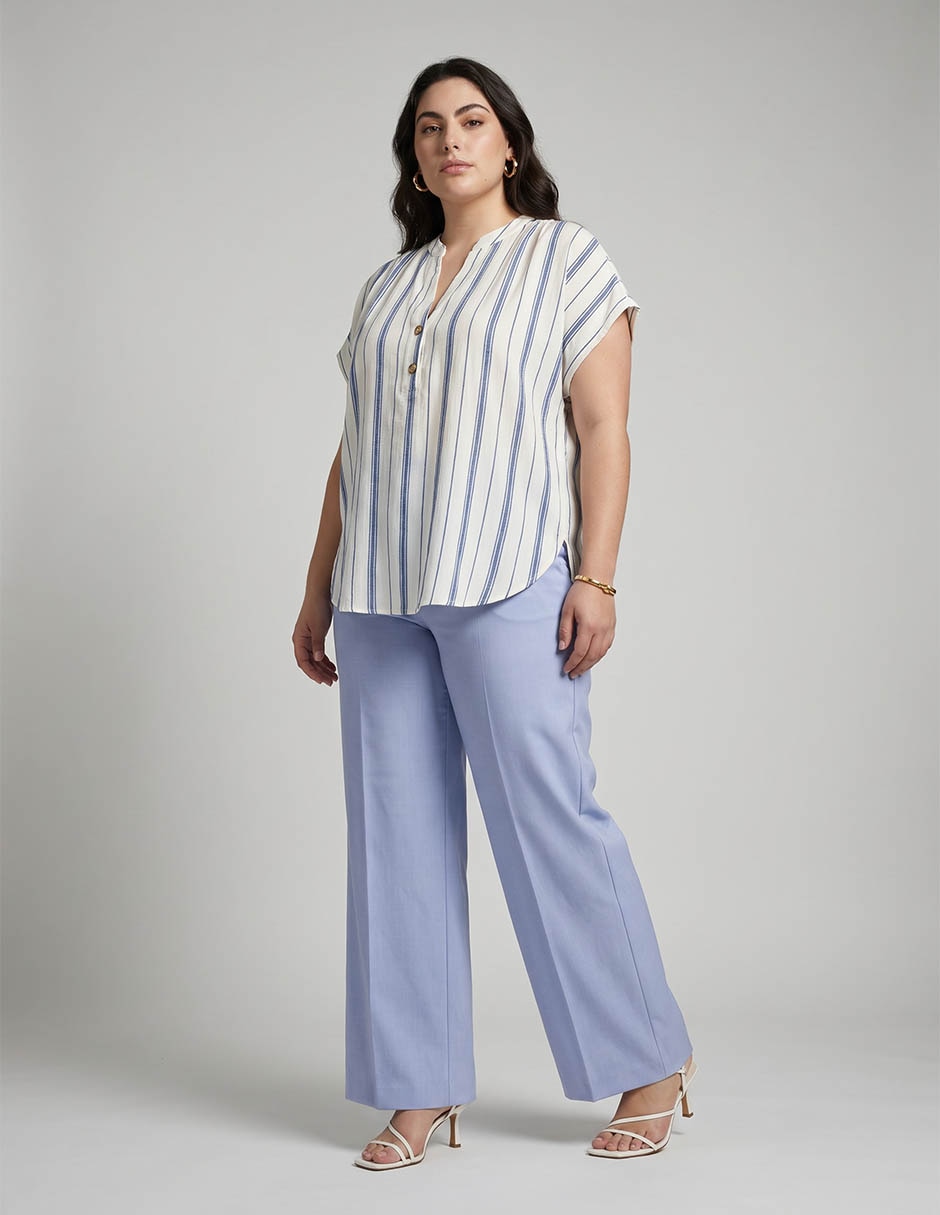 Blusa manga corta para mujer 4