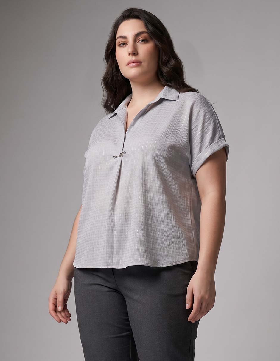 Blusa manga corta para mujer 1