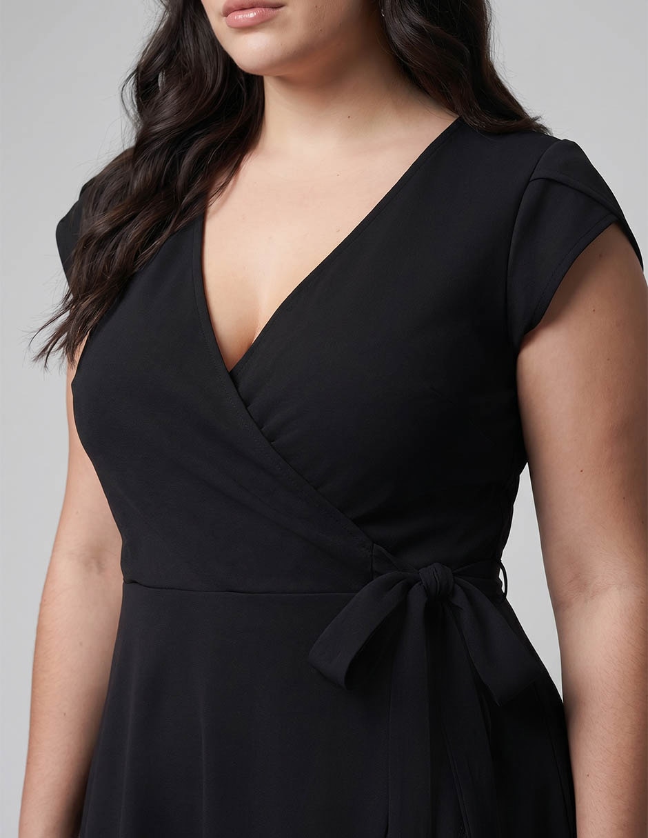 Vestido a la rodilla casual Davinchy para mujer