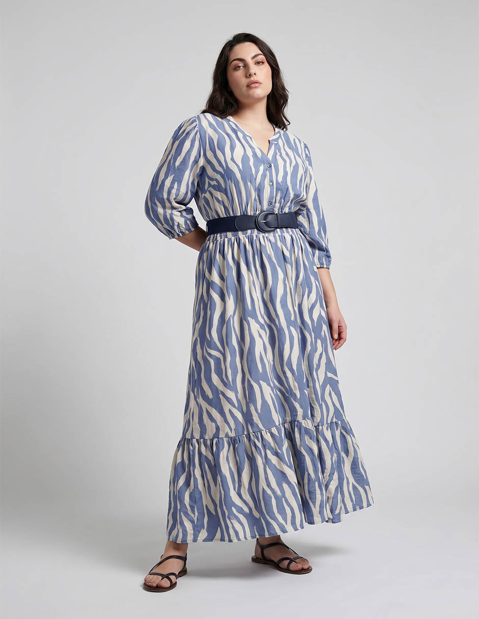 Vestido largo casual para mujer