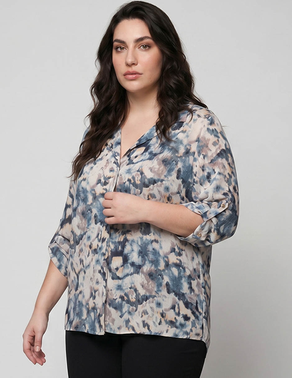 Blusa manga 3/4 para mujer Blusa manga 3/4 para mujer