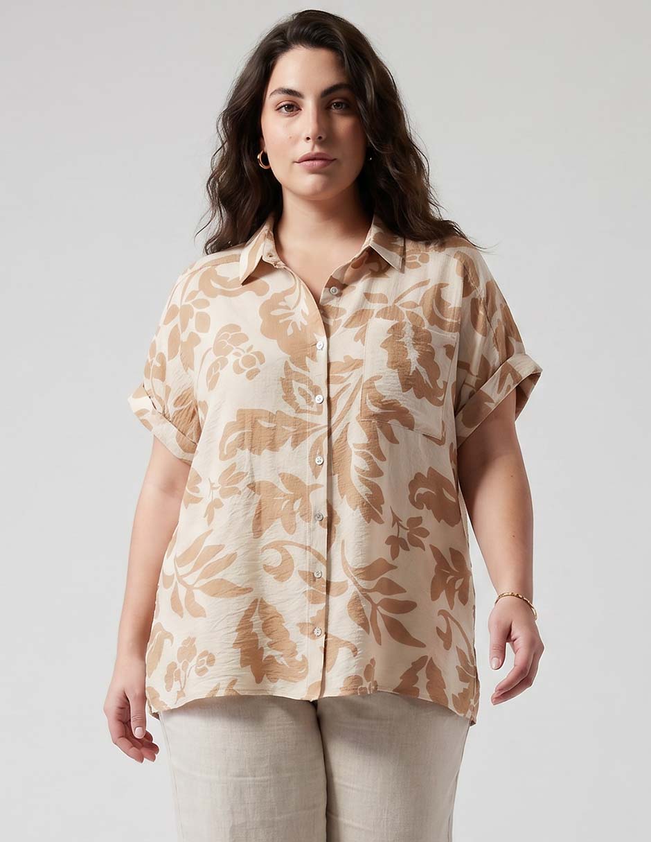Blusa manga corta para mujer Blusa manga corta para mujer