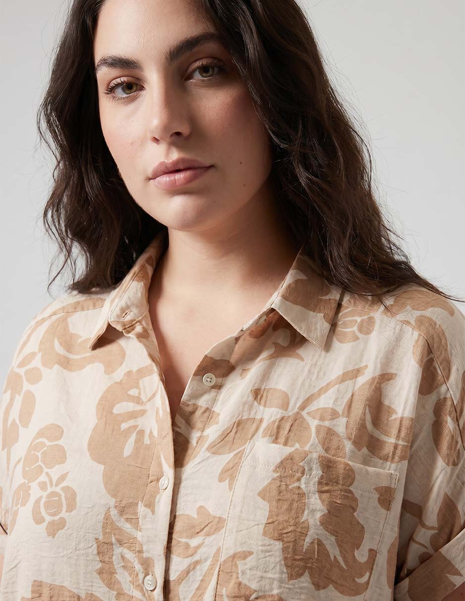 Blusa manga corta para mujer 3