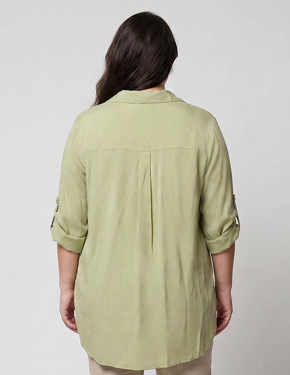 Blusa Davinchy Blusa Manga 3/4 Para Mujer