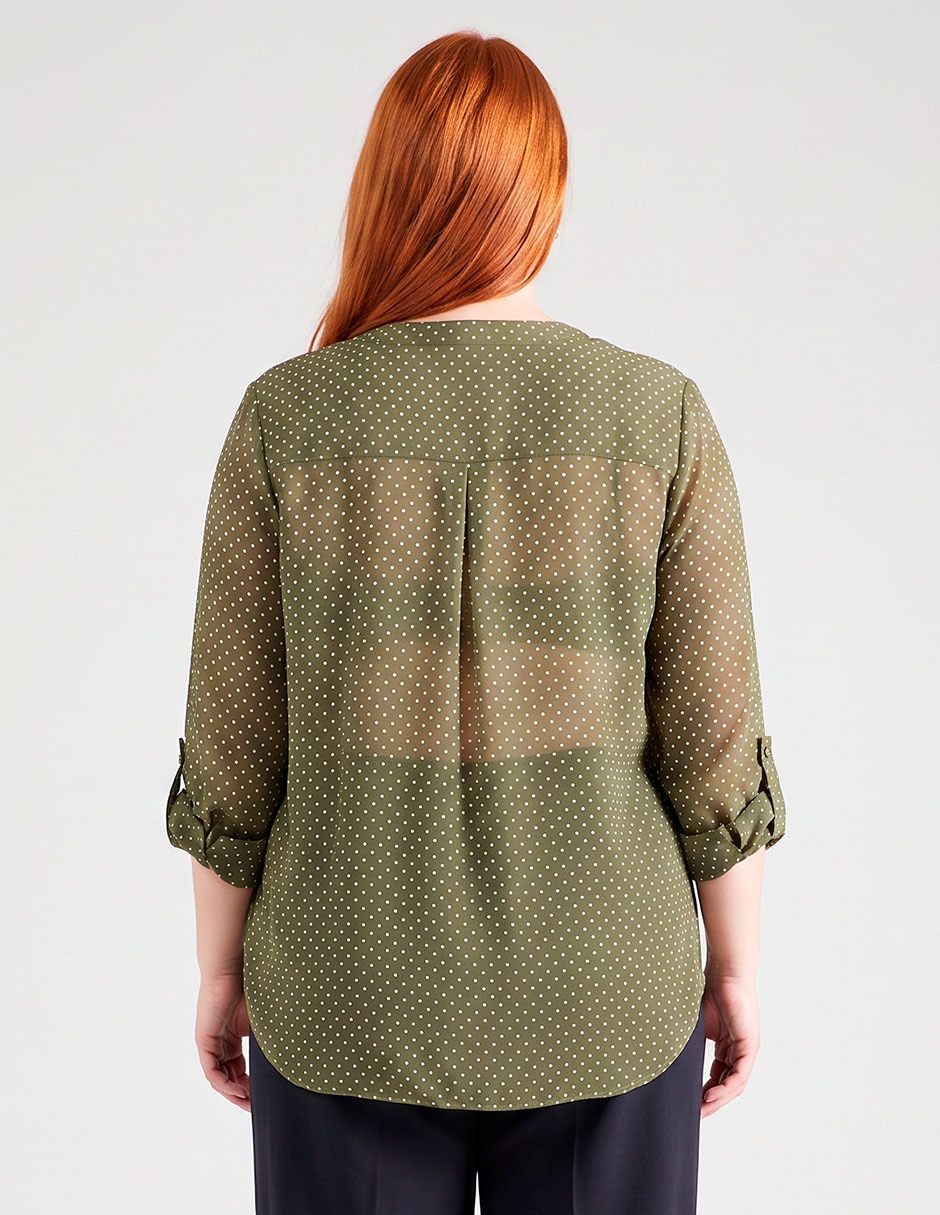 Blusa manga 3/4 para mujer 2