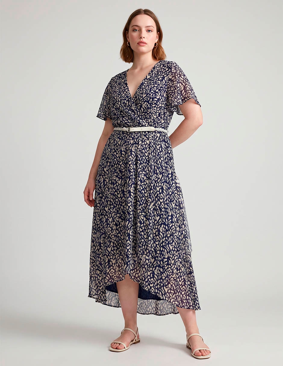 Vestido midi casual para mujer Vestido midi casual para mujer