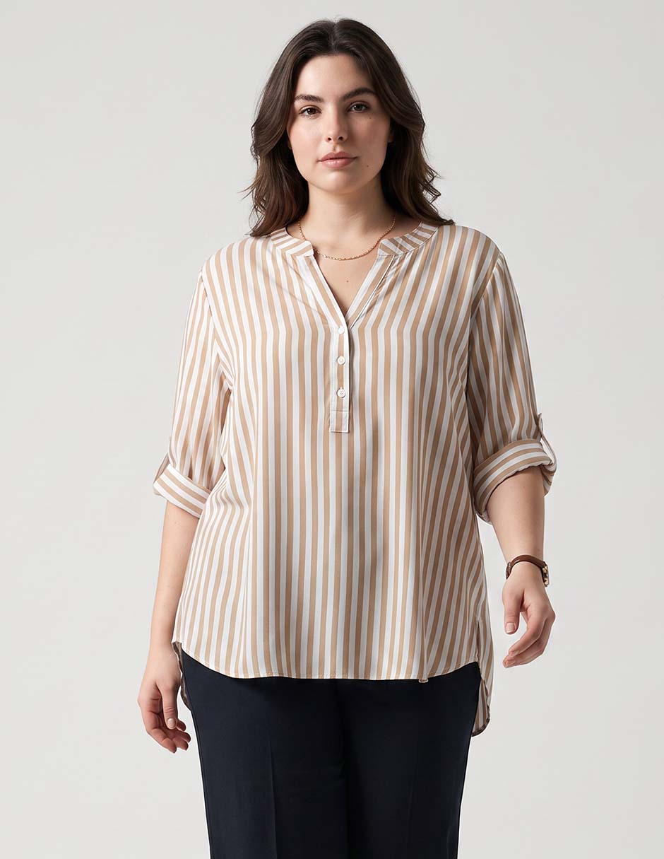 Blusa manga 3/4 para mujer 1