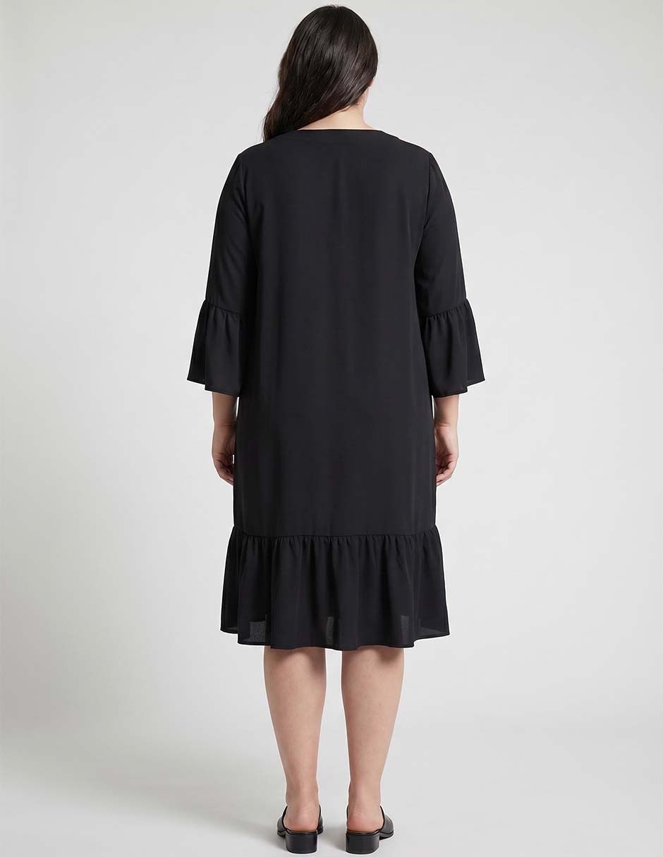 Vestido a la rodilla casual para mujer 2