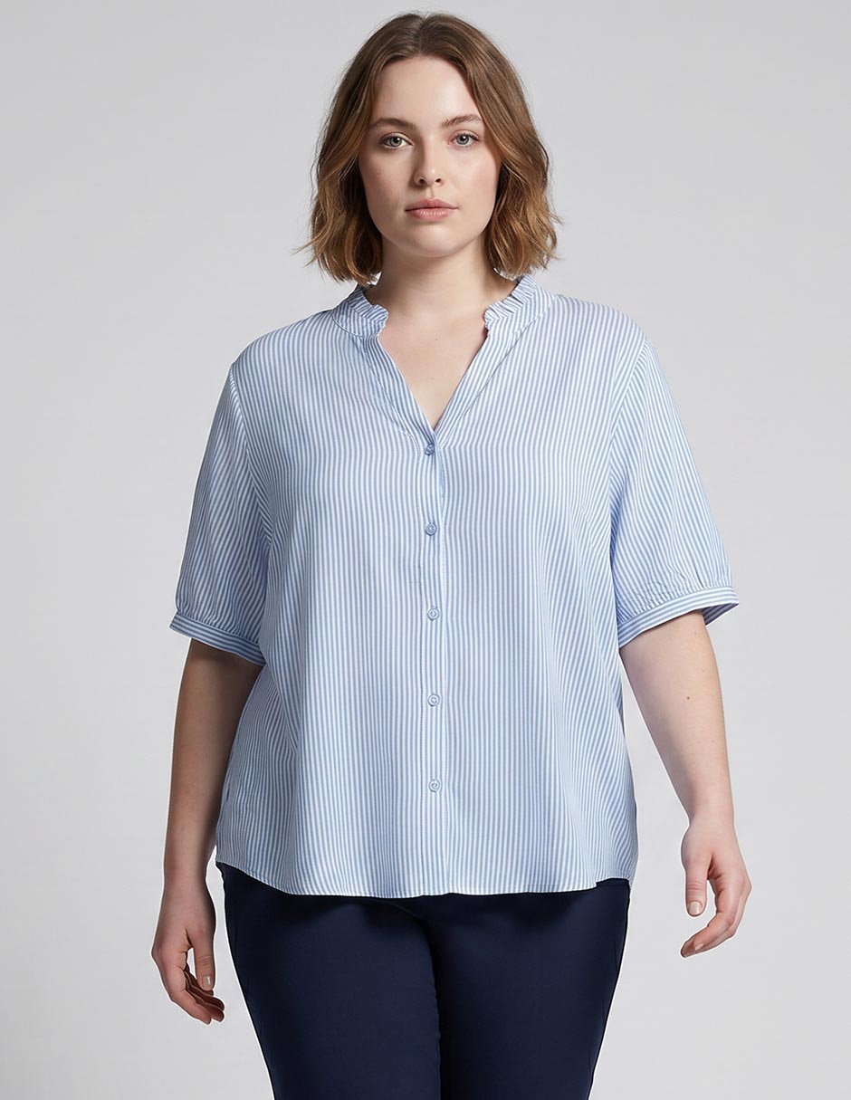 Blusa manga larga para mujer