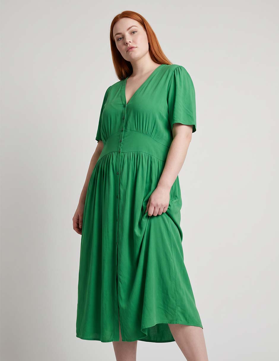 Vestido midi casual para mujer Vestido midi casual para mujer