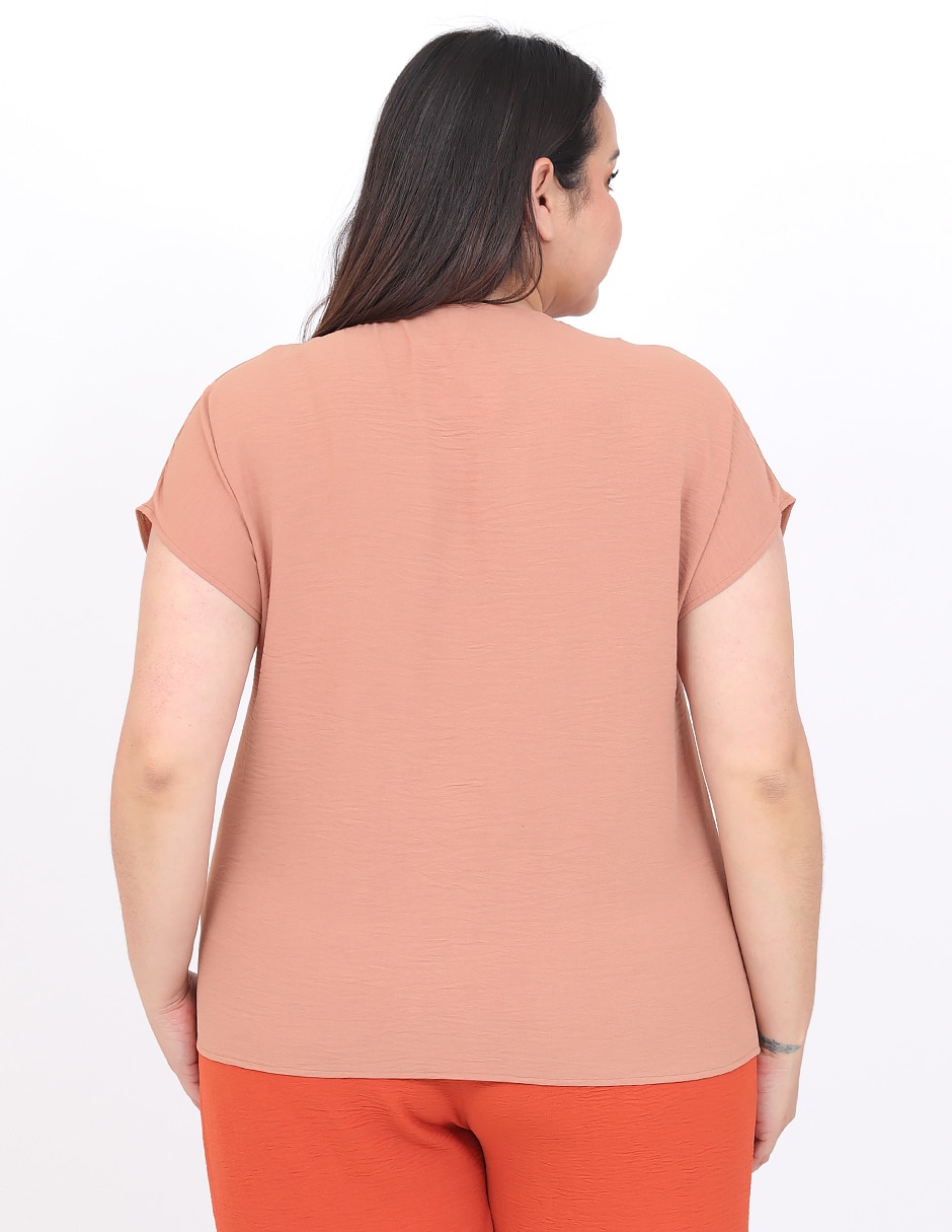 Blusa Cariló manga corta para mujer