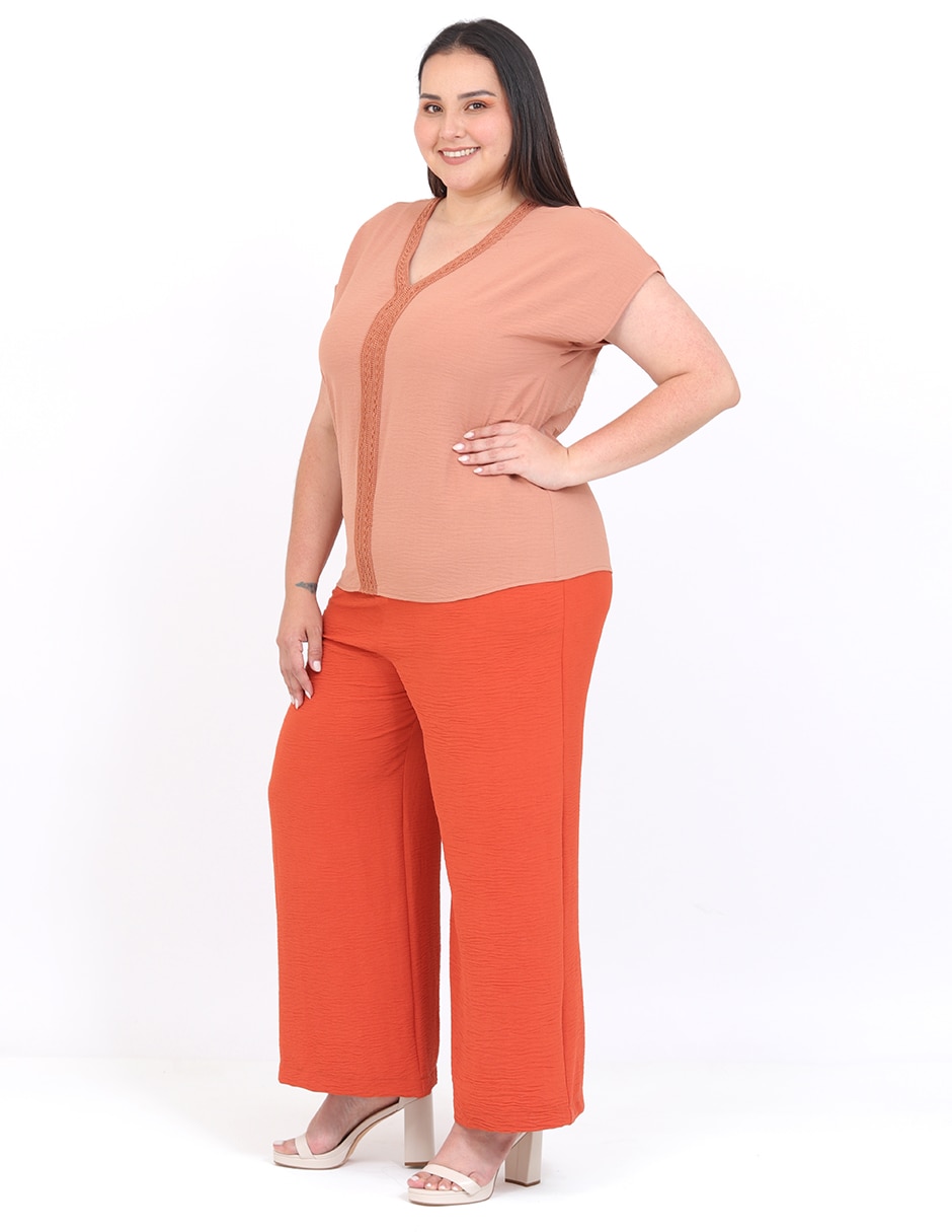 Blusa Cariló manga corta para mujer