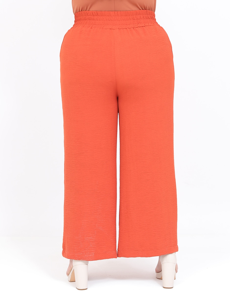 Pantalón regular amplio para mujer 2