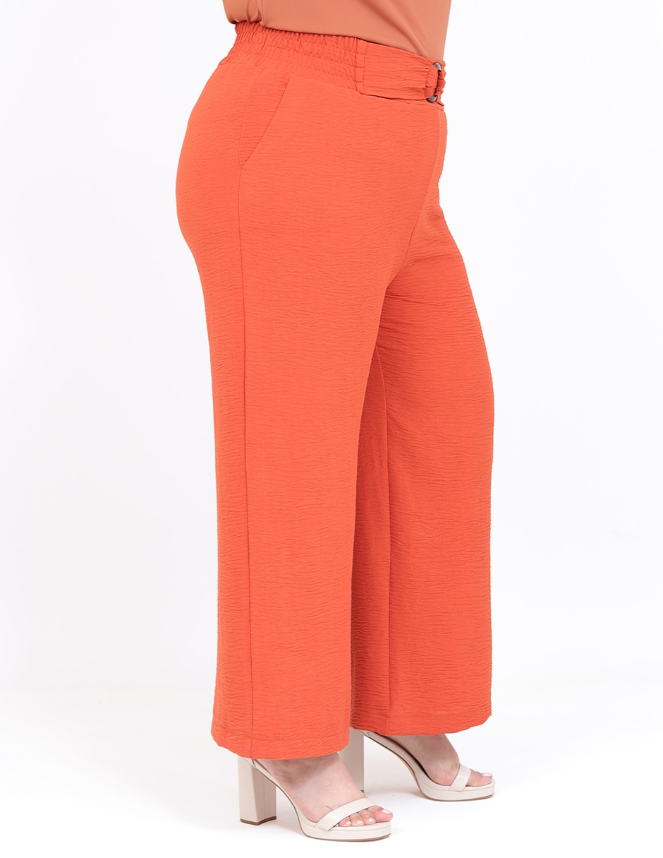 Pantalón regular amplio para mujer 5