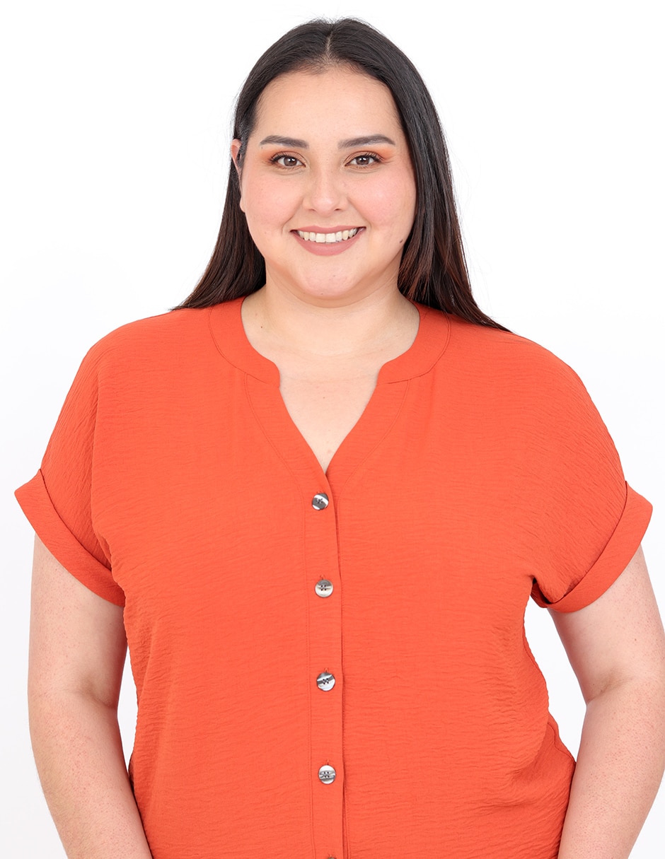 Blusa Cariló manga corta para mujer