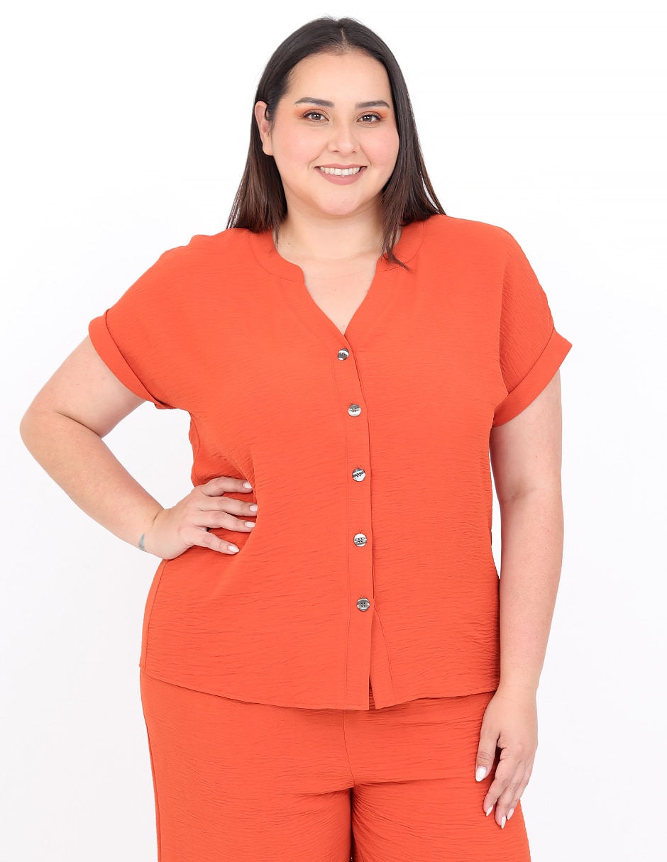 Blusa Cariló manga corta para mujer